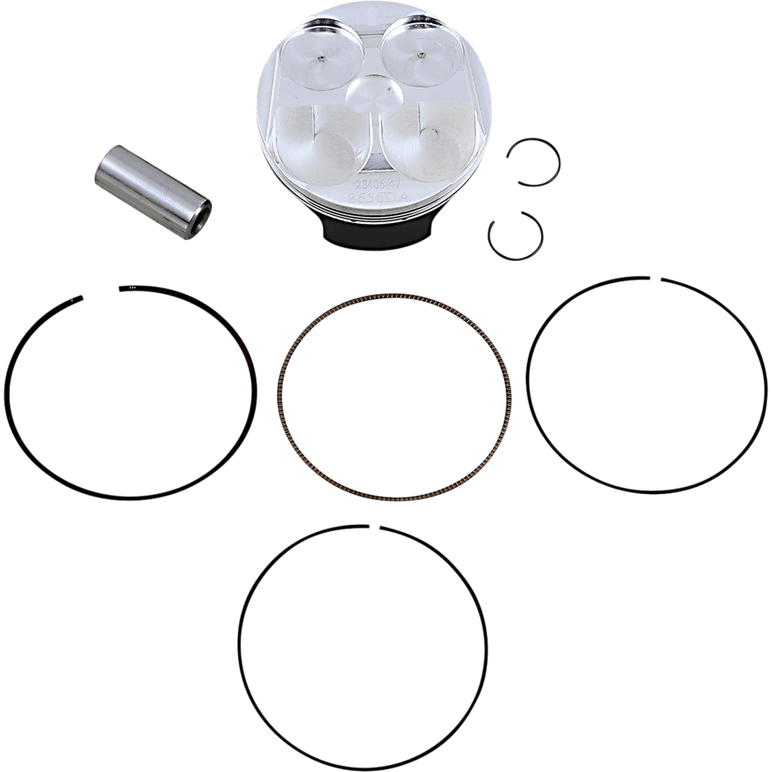 WOSSNER Piston Kit 77.96 mm Honda