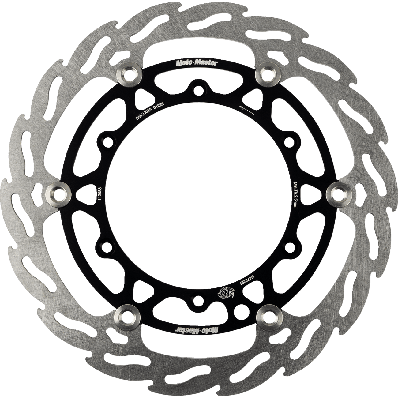 MOTO-MASTER Brake Rotor Front Flame