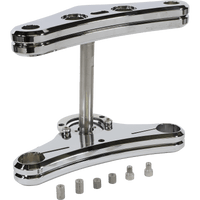 ACCUTRONIX Triple Tree 41 mm Chrome Raked 5° Elite Radius Groove TWR541EC