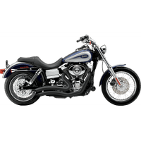 COBRA Speedster Swept Short Exhaust Black '12-'17 Dyna 6229B