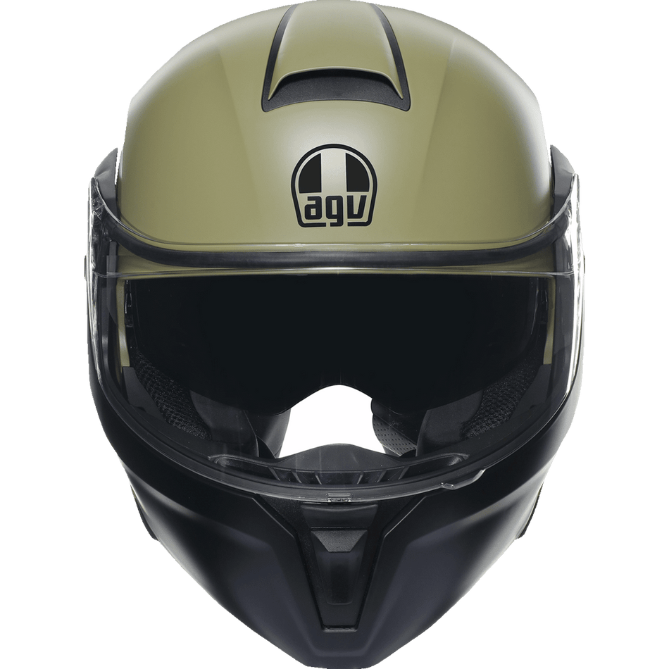 AGV Streetmodular Helmet Mono Matte Pastello Green/Black Small 2118296002010S