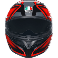 AGV K3 Helmet Compound Black/Red Medium 2118381004009M