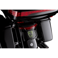 CIRO Taillight/License Plate Mount Red Lens Black