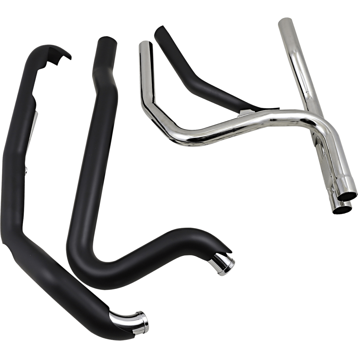 COBRA Powerport Dual Headpipes Black 6254RB