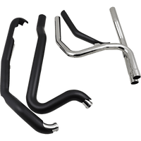 COBRA Powerport Dual Headpipes Black 6254RB