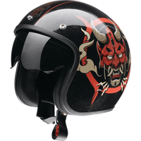 Z1R Saturn Helmet Devilish Gloss Black/Red Large