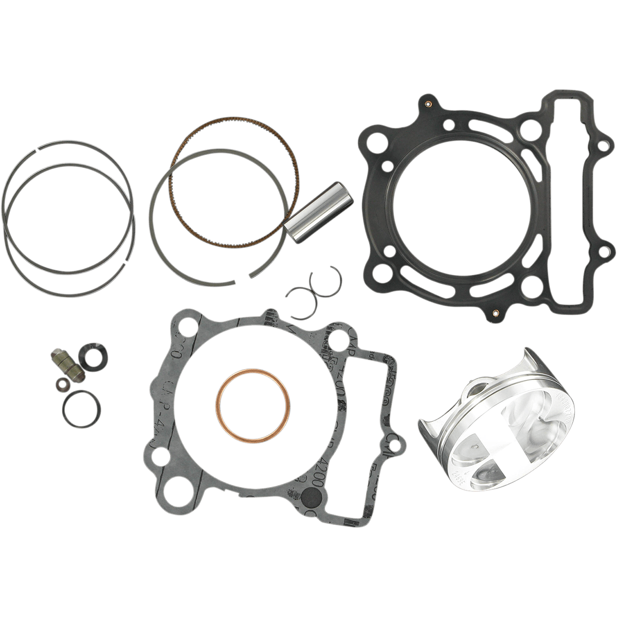 WISECO Piston Kit with Gaskets 77.00 mm Kawasaki | Suzuki PK1237