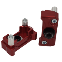 DRIVEN RACING Captive Axle Block Sliders Red DRCAX204RD