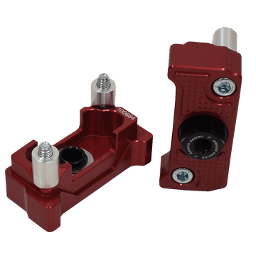 DRIVEN RACING Captive Axle Block Sliders Red DRCAX204RD