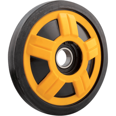 KIMPEX Idler Wheel with Bearing 6004-2RS Yellow Group 13 178 mm OD x 20 mm ID