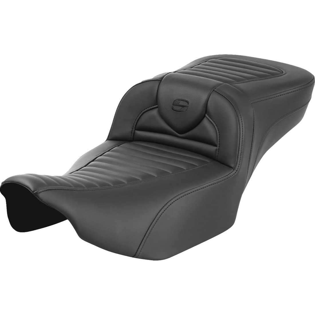 SADDLEMEN Roadsofa™ Extended Reach Seat without Backrest Tuck-n-Roll FLTR/FLHX '23-'24