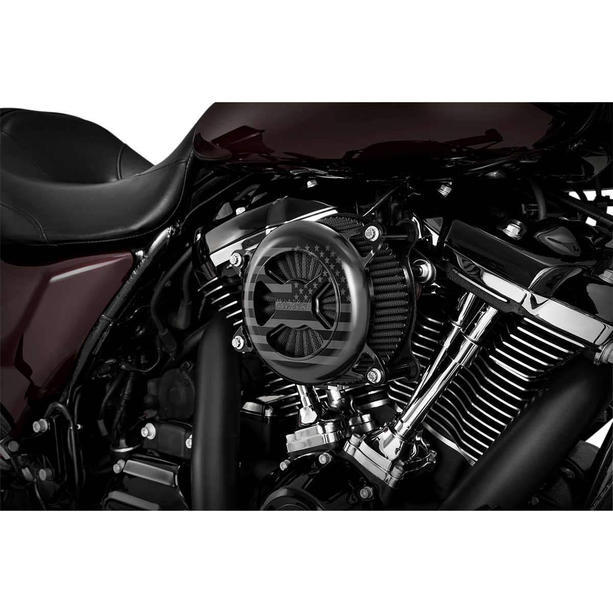 VANCE & HINES VO2 America Air Cleaner Freedom Black 42045FG