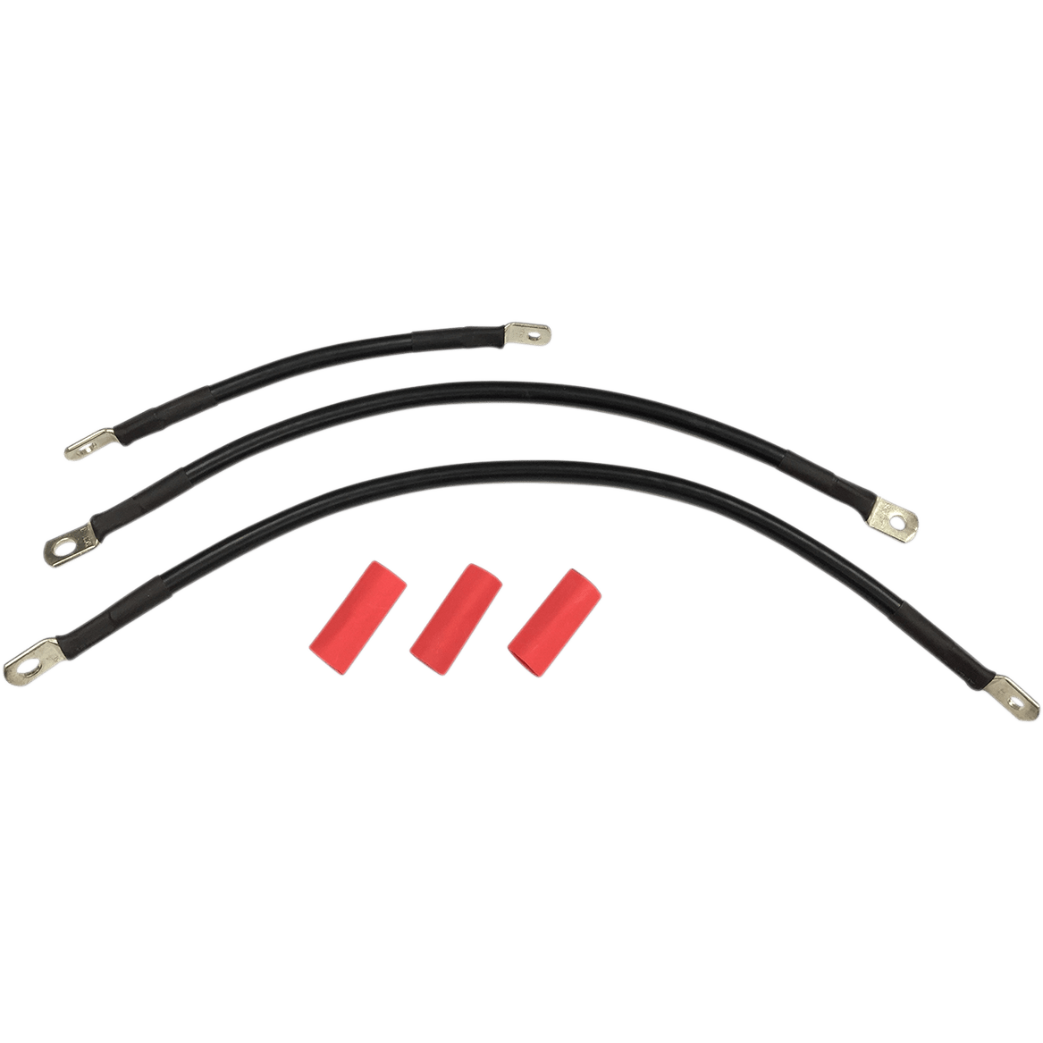 DRAG SPECIALTIES Black Battery Cable Set '84-'88 ST