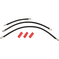 DRAG SPECIALTIES Black Battery Cable Set '84-'88 ST