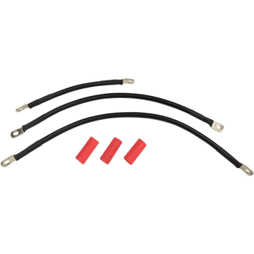 DRAG SPECIALTIES Black Battery Cable Set '84-'88 ST