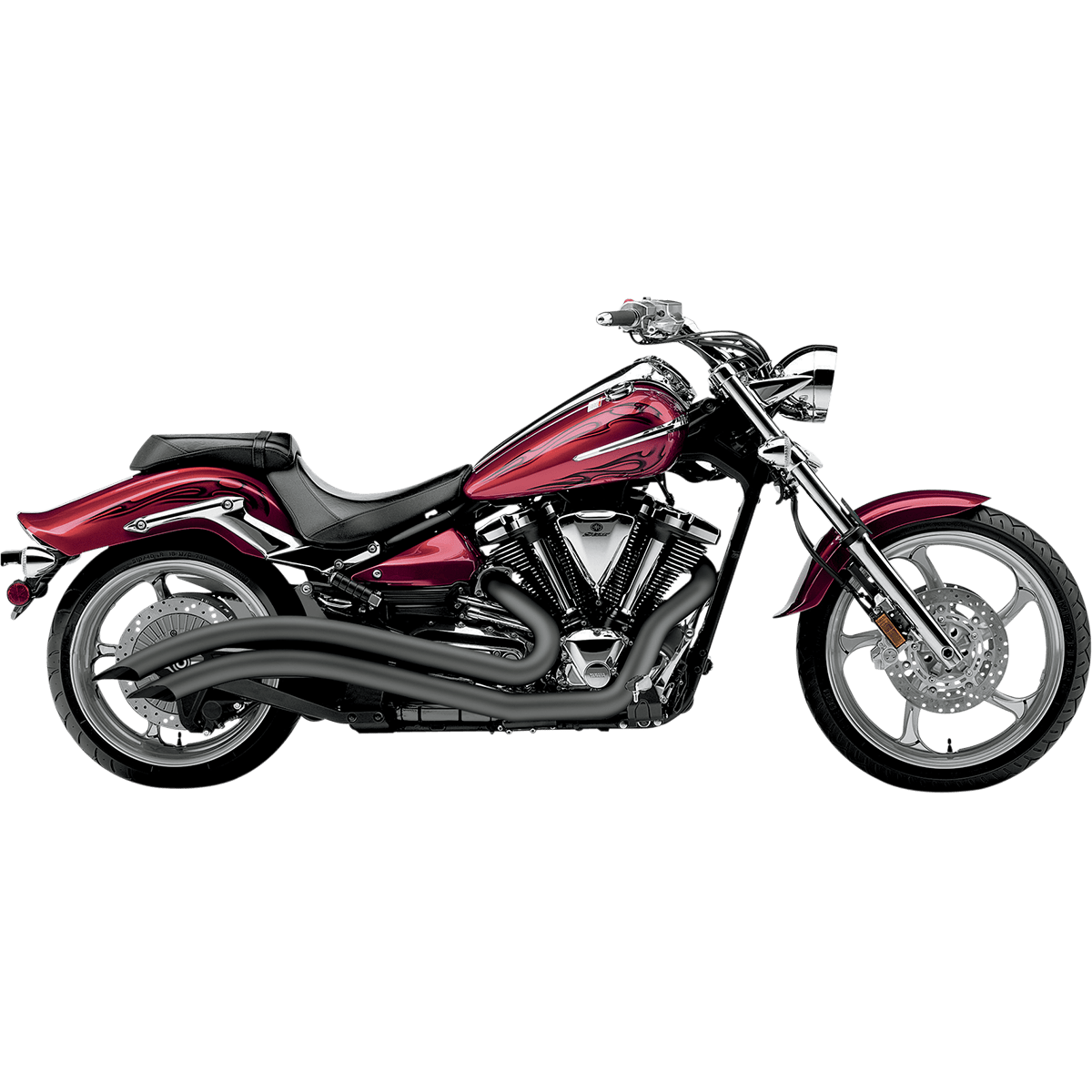 COBRA Speedster Swept Exhaust Black Raider 2225B