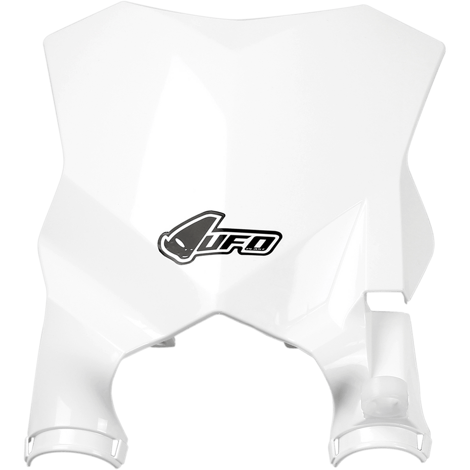 UFO Stadium Number Plate White Kawasaki