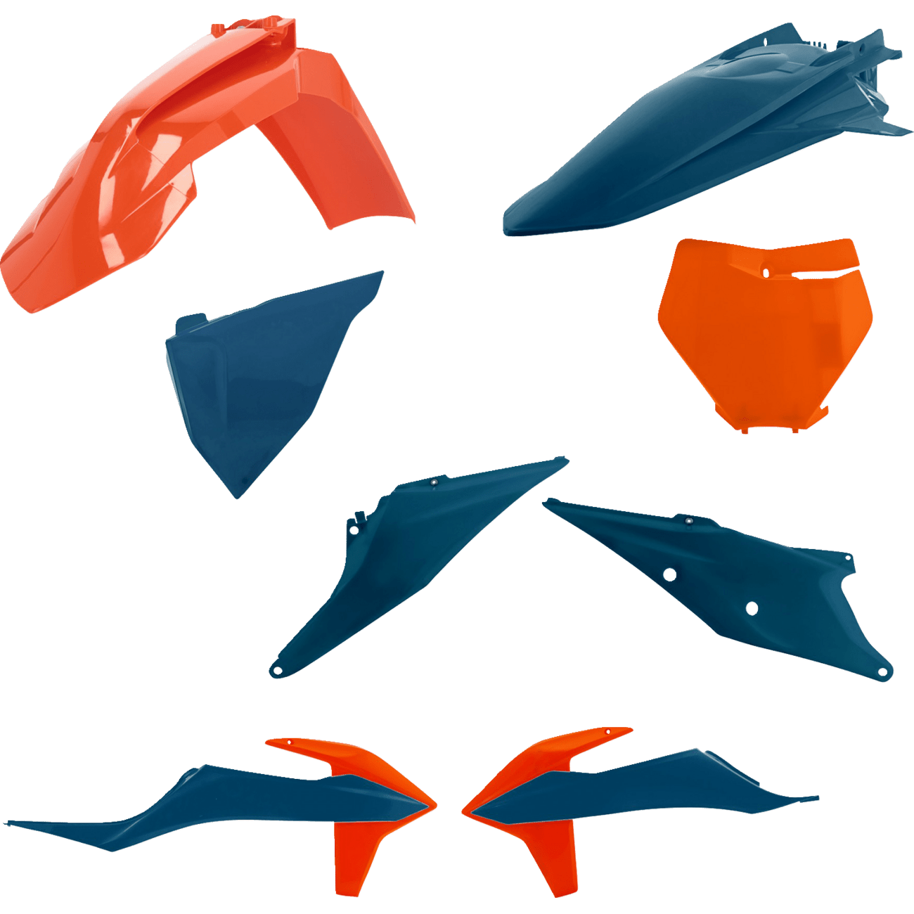 ACERBIS Full Replacement Body Kit Orange/Dark Blue 2726497302