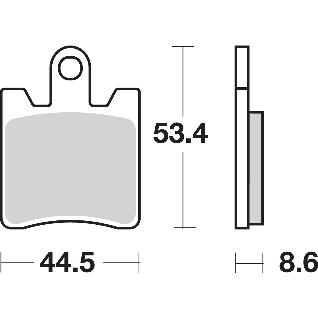 SBS HS Brake Pads FJR 1300 740HS