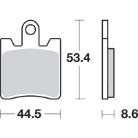 SBS HS Brake Pads FJR 1300 740HS