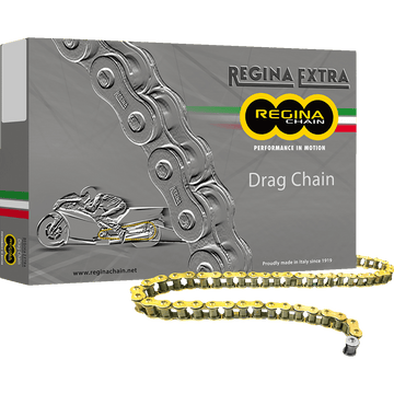 REGINA 530 DR Extra Drag Racing Chain 130 Links 136DR/1003