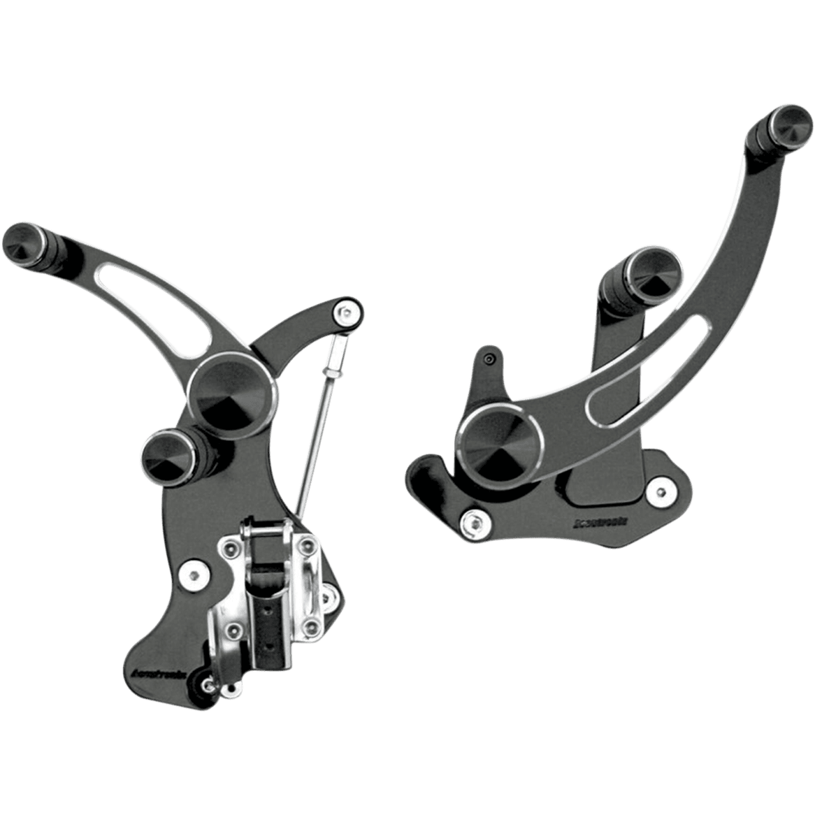 ACCUTRONIX Forward Control Black Slotted FC405SSN