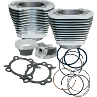 S&S CYCLE 97" Big Bore Cylinder Kit Twin Cam Silver