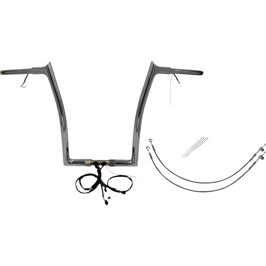 FAT BAGGERS INC. Handlebar Kit Pointed Top 16" Chrome 902916