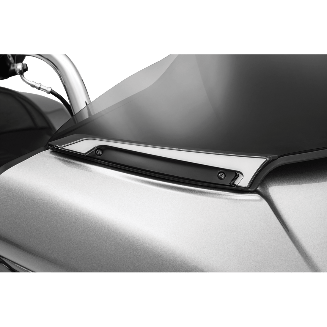 KURYAKYN Windshield Trim with Light Black KUR2946