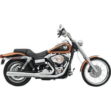 BASSANI XHAUST Road Rage Exhaust Chrome Long '06-'17 FXD 13111J