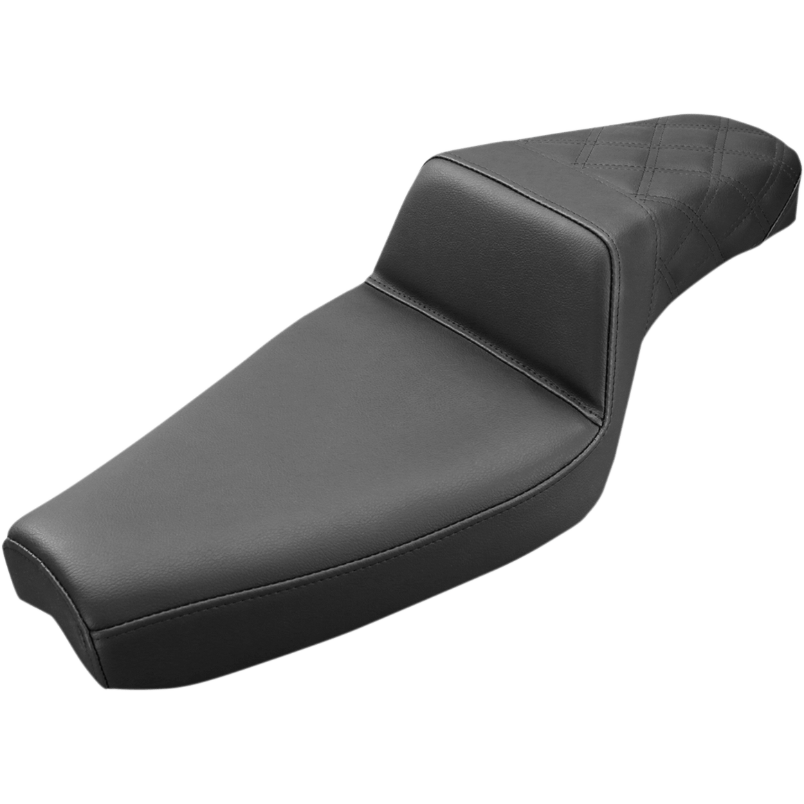 SADDLEMEN Step-Up Seat Rear Lattice Stitch Black XL 87903173