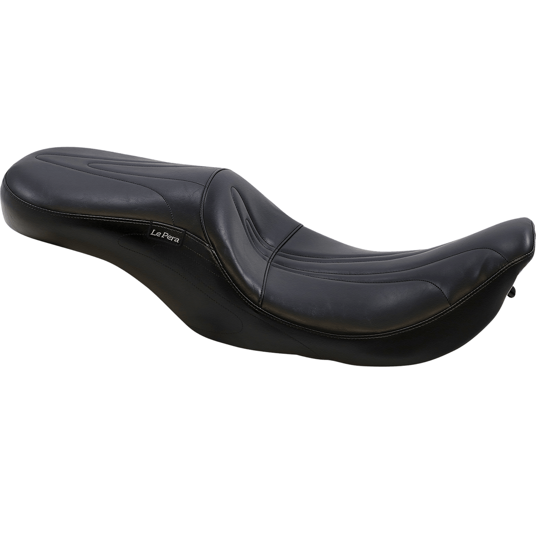 LE PERA Sorrento 2-Up Seat Stitched Black FLHR '02-'07 LH907RK