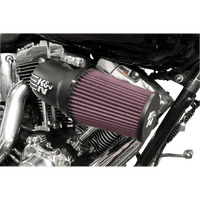 K & N Aircharger® Intake System with Cast Aluminum Intake Tube Satin Black 571137