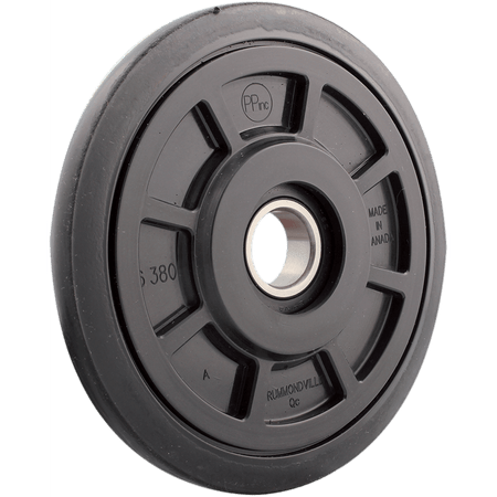 KIMPEX Idler Wheel with Bearing 6205-2RS Without Insert Black Group 7 6.38" OD x 1" ID