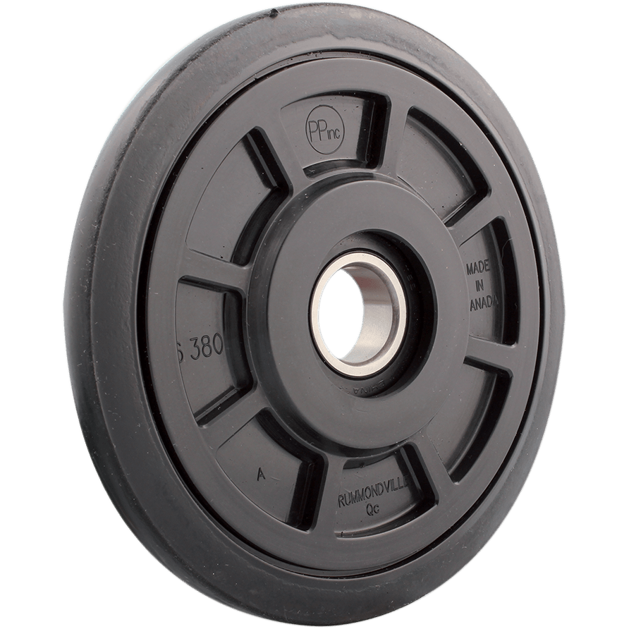 KIMPEX Idler Wheel with Bearing 6205-2RS Without Insert Black Group 7 6.38" OD x 1" ID