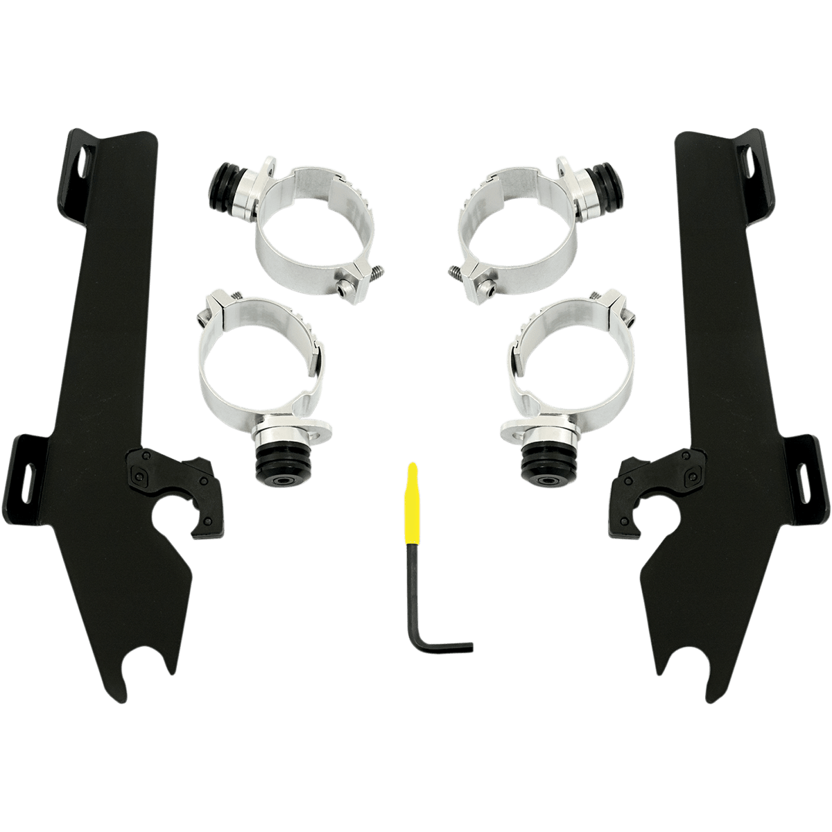 MEMPHIS SHADES Batwing Trigger Lock Mounting Kit M50 Black MEB1990