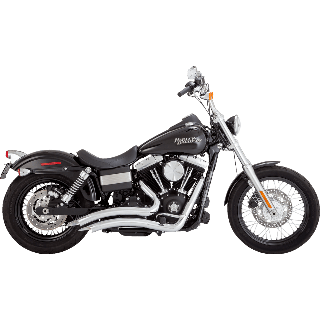 VANCE & HINES 2-into-2 Big Radius Exhaust System Chrome 26081