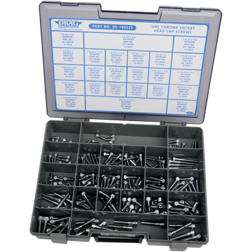 DRAG SPECIALTIES Bolt Socket-Head Knurled Assortment UNC