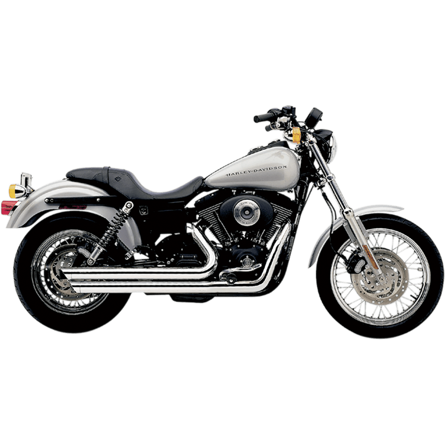 COBRA Speedster Slashdown Exhaust Chrome '91-'05 Dyna 6855