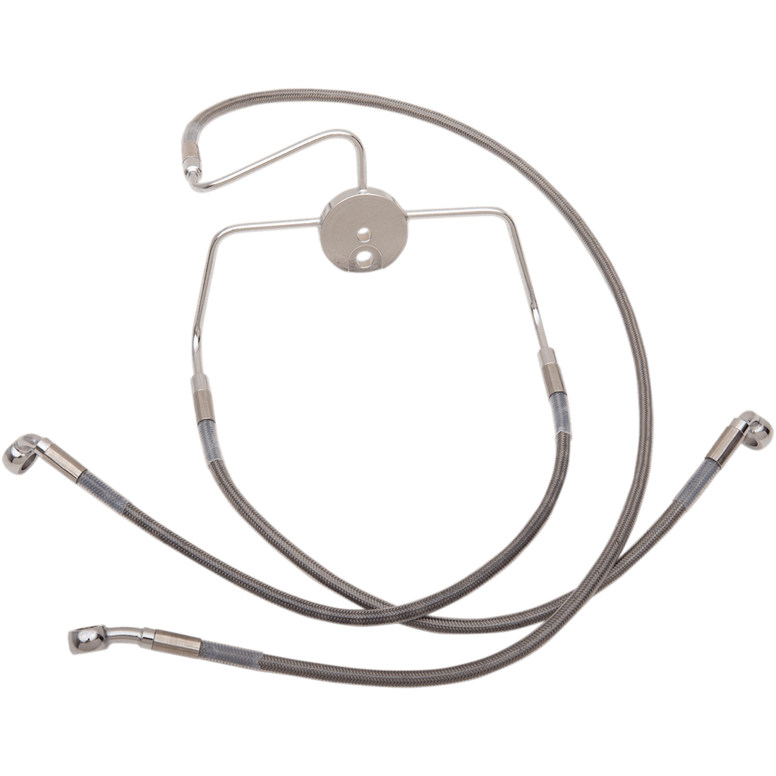 DRAG SPECIALTIES Brake Line Front +8" Stainless Steel