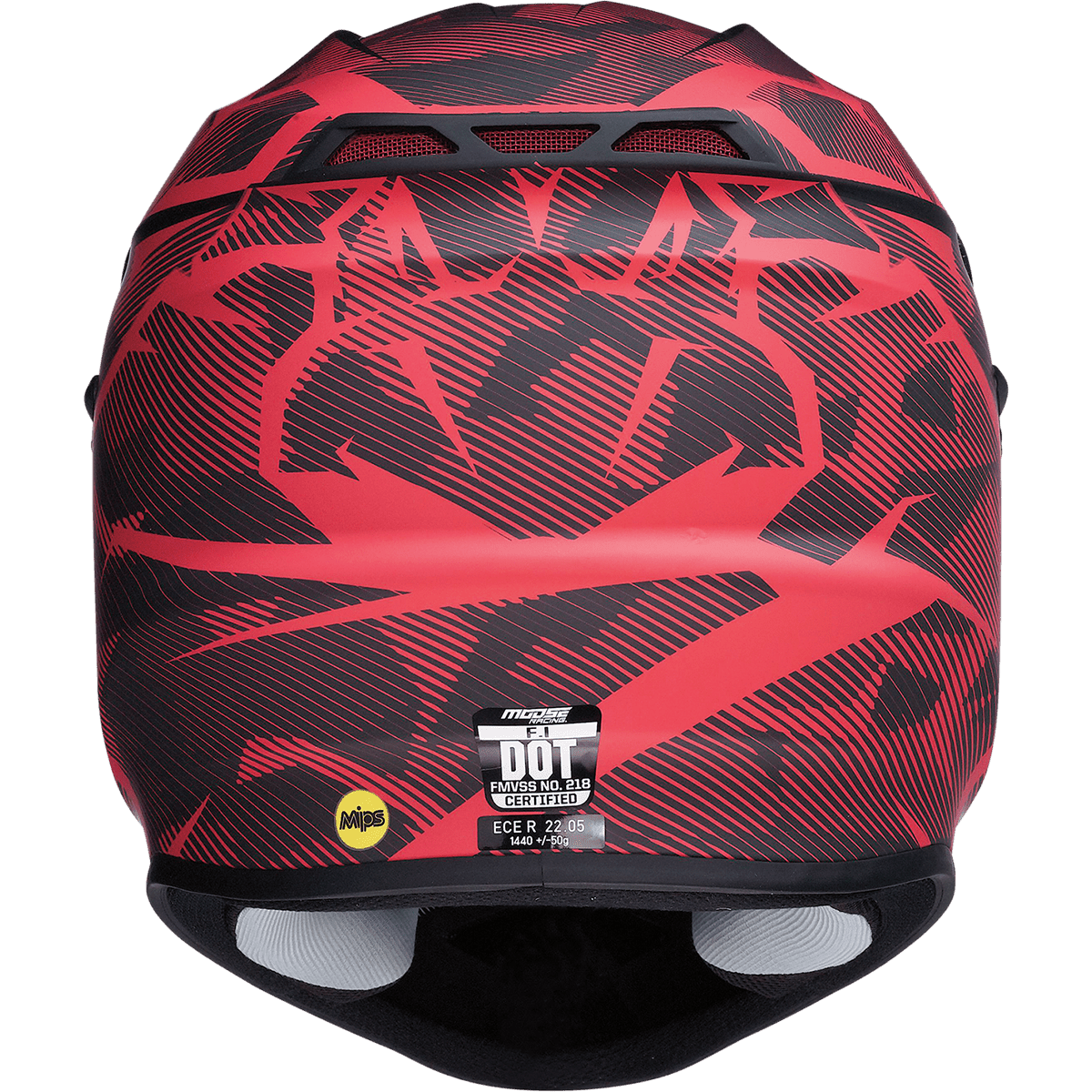 MOOSE RACING F.I. Helmet Agroid Camo MIPS® Red/Black XS 01107759