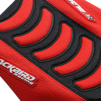 BLACKBIRD RACING Double Grip 3 Seat Cover Black/Red CRF