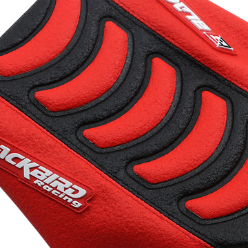 BLACKBIRD RACING Double Grip 3 Seat Cover Black/Red CRF