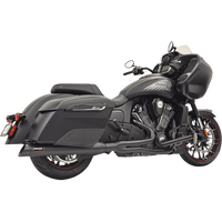 BASSANI XHAUST Road Rage 2:1 Exhaust Black Challenger 8H18SB