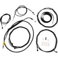 LA CHOPPERS Cable Kit 12" 14" Handlebars ABS Midnight LA8058KT313M