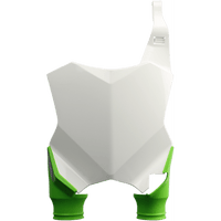 ACERBIS Raptor Number Plate White/Green