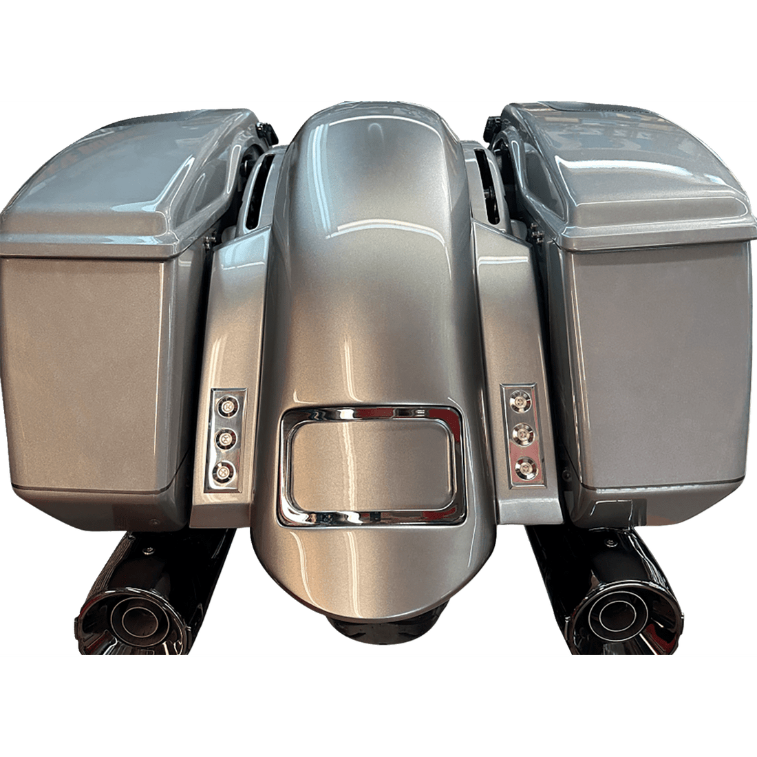 PAUL YAFFE BAGGER NATION Short Rear Fender Sport With Chrome Plate Frame Thunder-pod Taillight