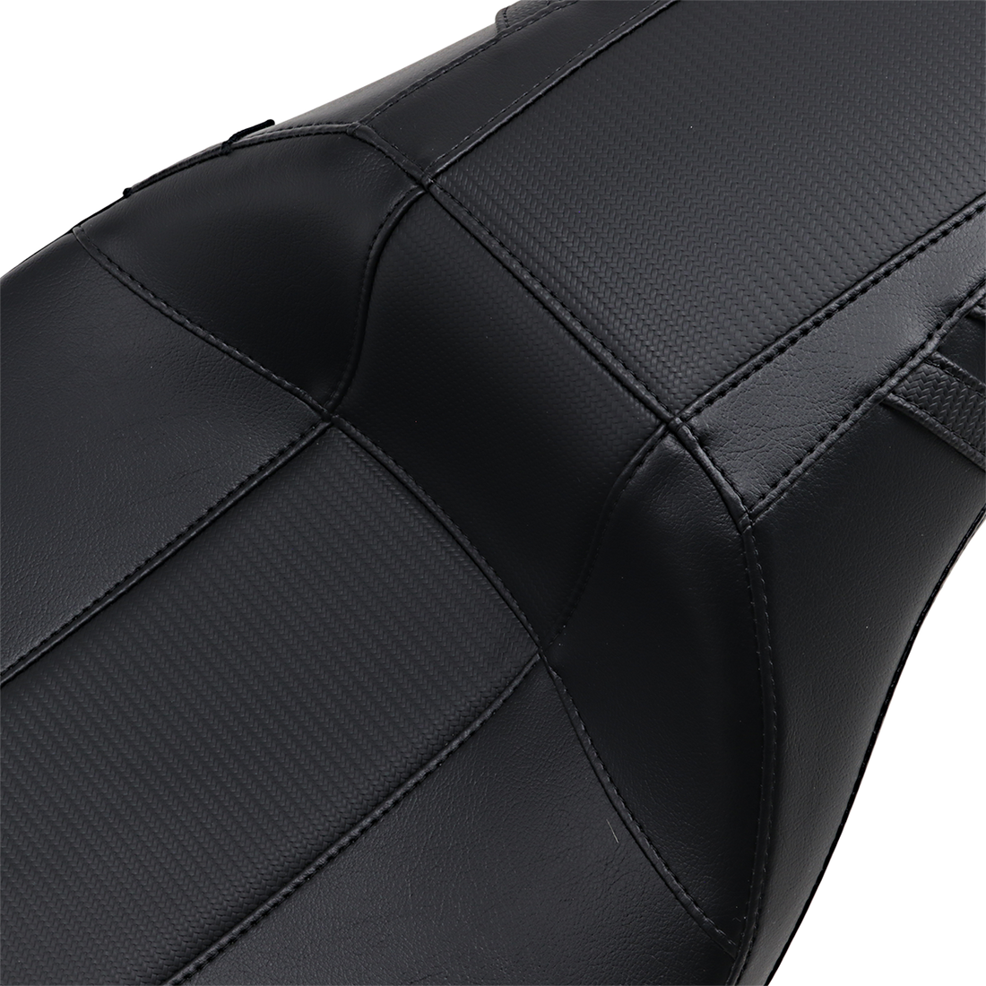 LE PERA Outcast Daddy Long Legs Seat Full-Length w/o Backrest Carbon Fiber Inlay Black FL '08-'23 LK987DLGT3