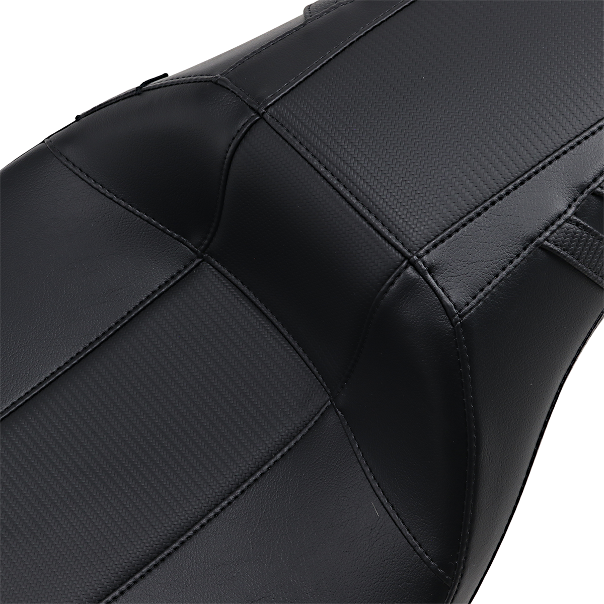 LE PERA Outcast Daddy Long Legs Seat Full-Length w/o Backrest Carbon Fiber Inlay Black FL '08-'23 LK987DLGT3