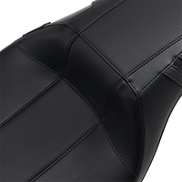 LE PERA Outcast Daddy Long Legs Seat Full-Length w/o Backrest Carbon Fiber Inlay Black FL '08-'23 LK987DLGT3